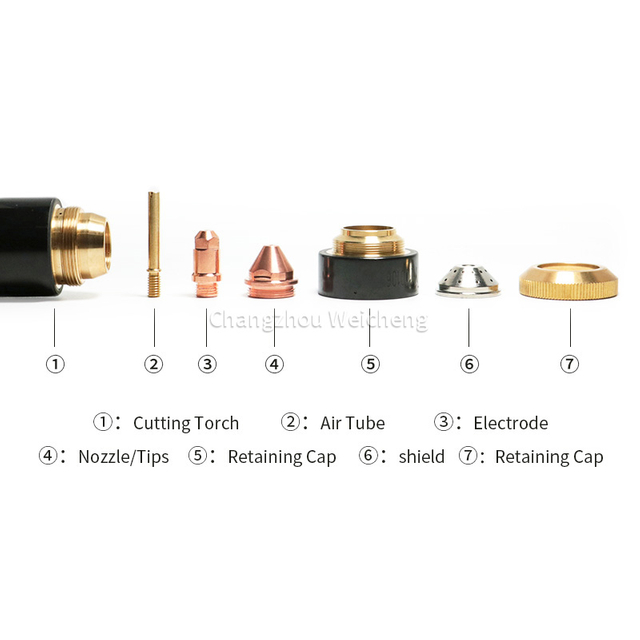 Plasma que corta o protetor consumível do plasma YGX100 YGX100104 para a tocha YGX100