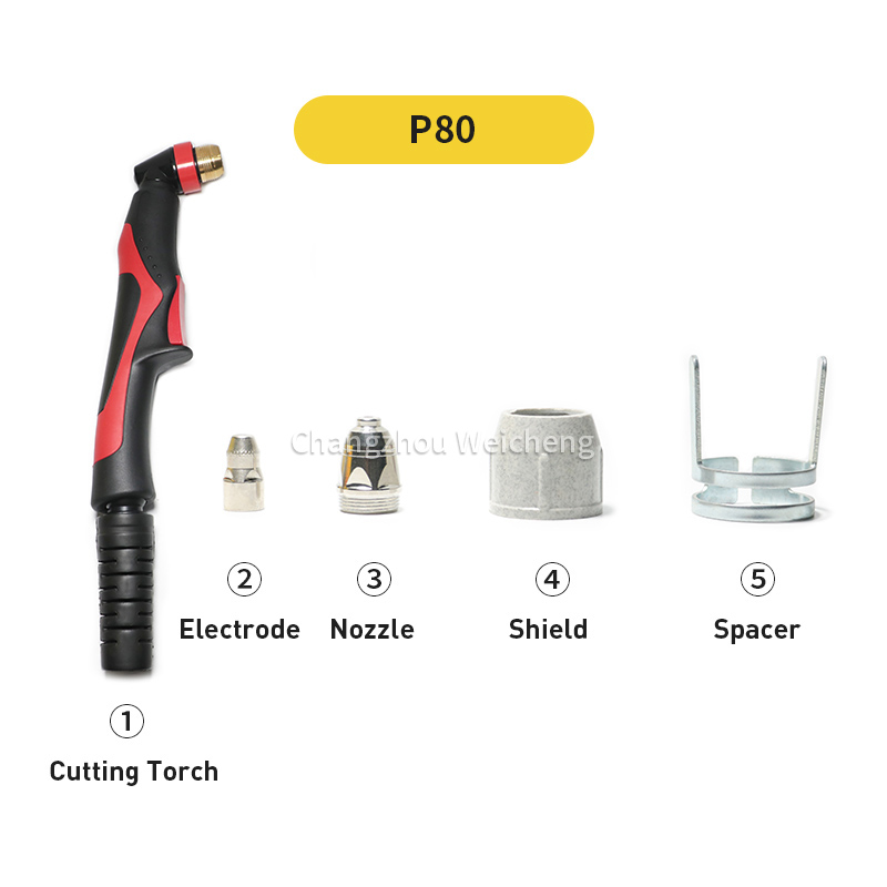 P80 Plasma Cutter Tocha Plasma Cutting Manual Use P80 Air Cooling Torch