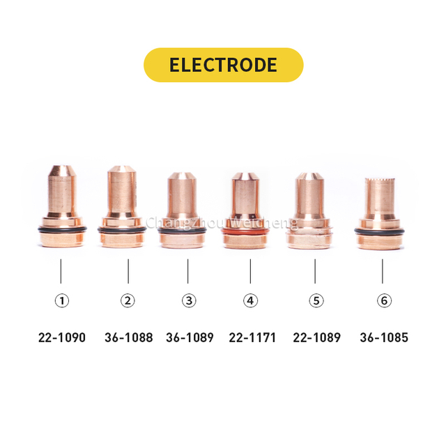 Eletrodo de plasma consumível para corte de plasma 22-1089 22-1090 22-1171 36-1085 36-1088 36-1089 para tocha de corte