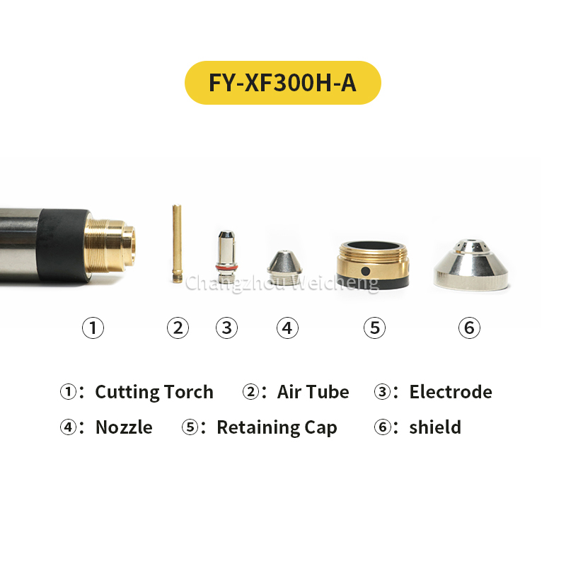 Tocha de corte de plasma FY-XF300H-A Tocha de resfriamento de água