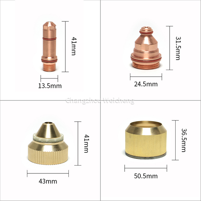 Anel de redemoinho para bocal de eletrodo consumível de corte de plasma para tocha de plasma HB400-7