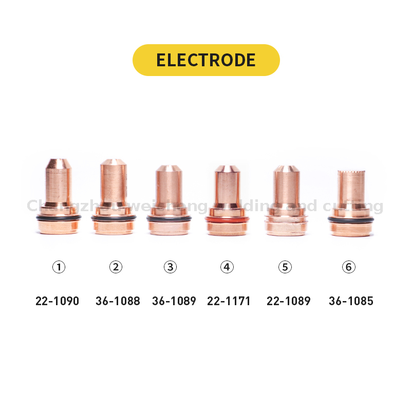 Eletrodo consumível de corte de plasma 22-1171 para tocha de plasma