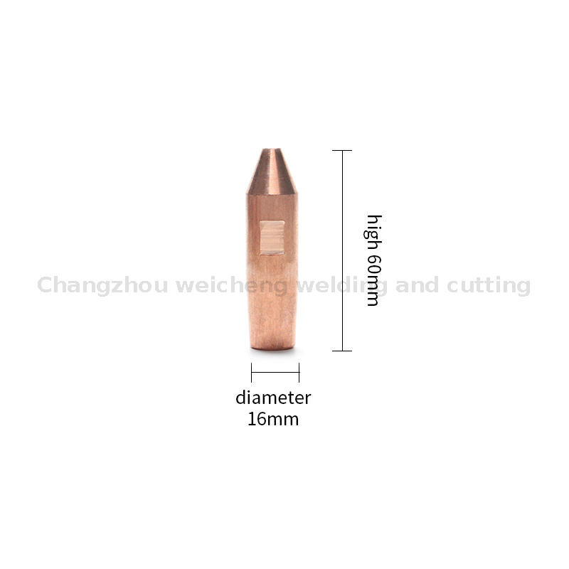 Soldagem de resistência de ponta de eletrodo pontiagudo de alta qualidade 16*60mm