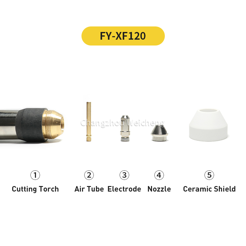 Tocha reta para máquina de corte de plasma para FY-XF120 