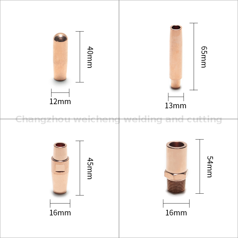 Soldagem de resistência de ponta de eletrodo de dobra redonda e plana de alta qualidade 12*40mm 20*20mm M6 16*70mm 25*85mm 