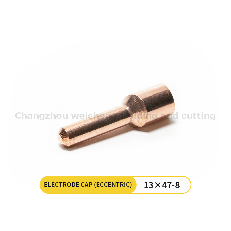 Material de eletrodo de soldagem de resistência de ponta de tampa de eletrodo excêntrico de alta qualidade 13 * 47-8mm